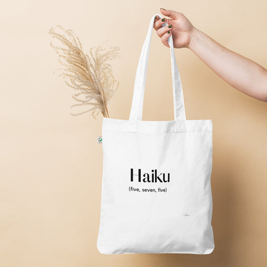 Haiku Tote Bag - Organic