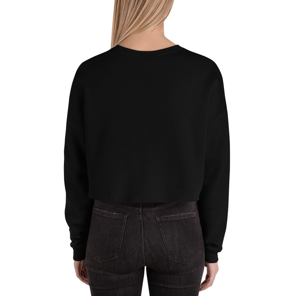 Haiku - Embroidered Crop Sweatshirt