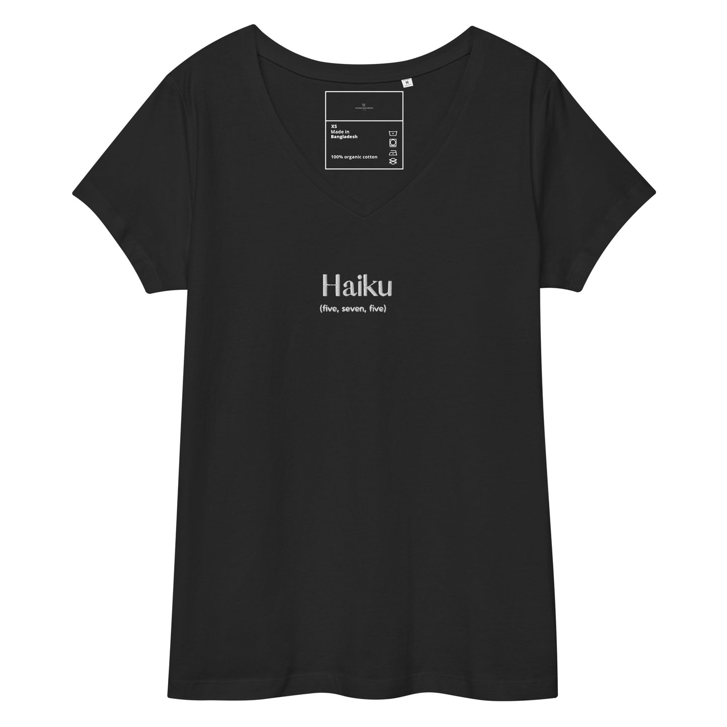 Haiku v-neck t-shirt