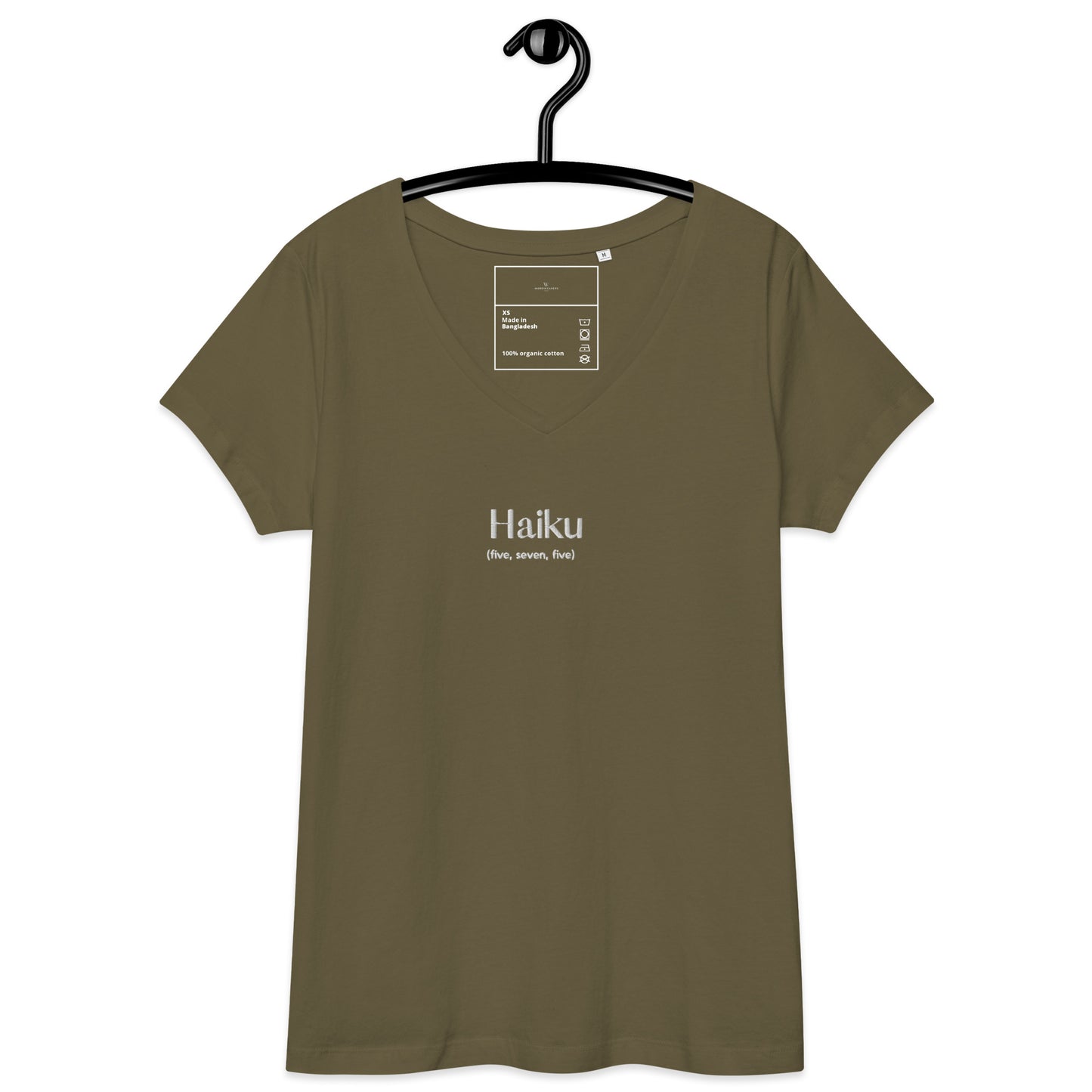 Haiku v-neck t-shirt