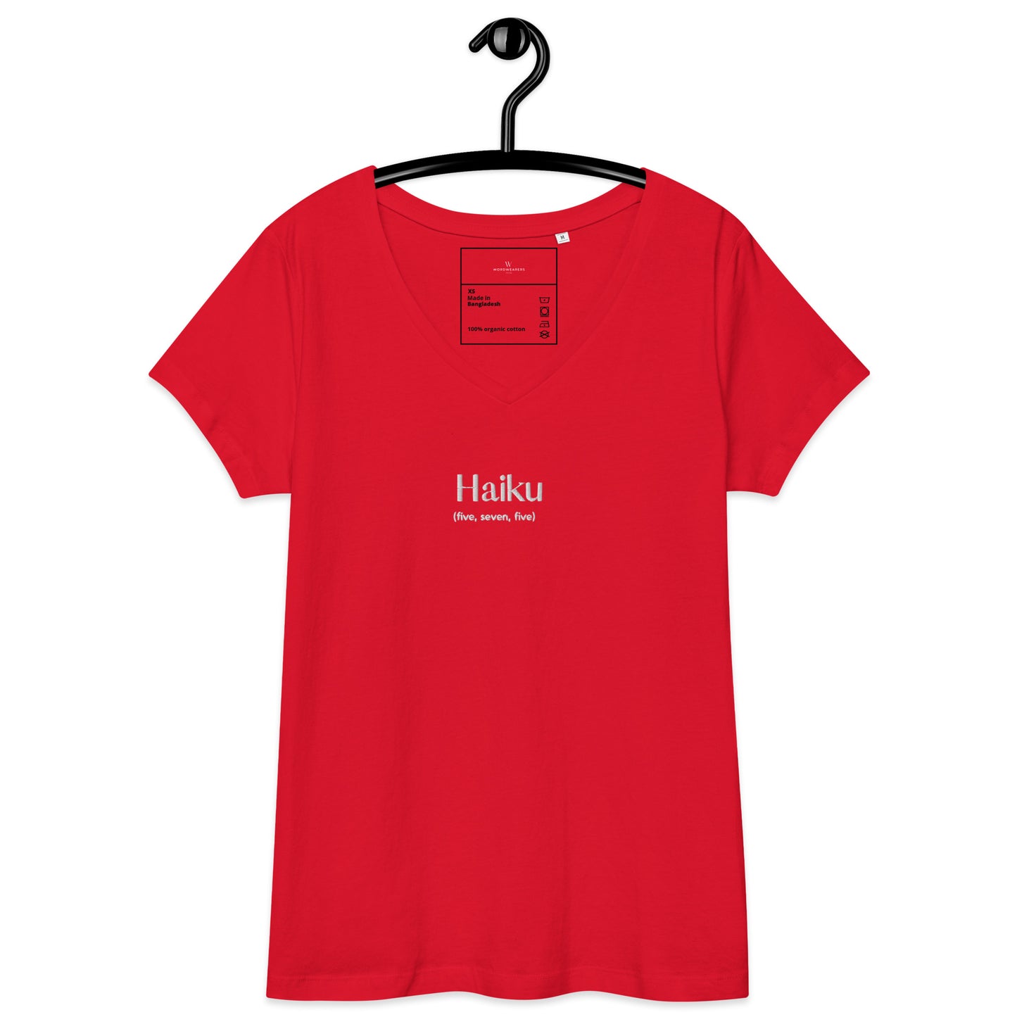 Haiku v-neck t-shirt