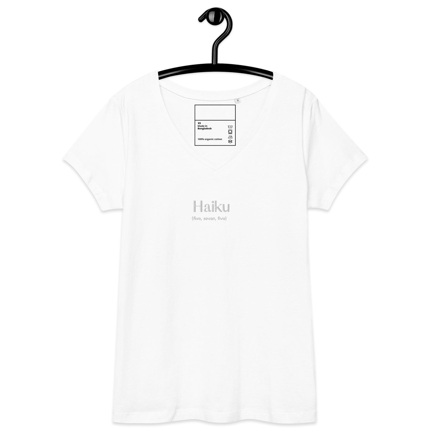 Haiku v-neck t-shirt