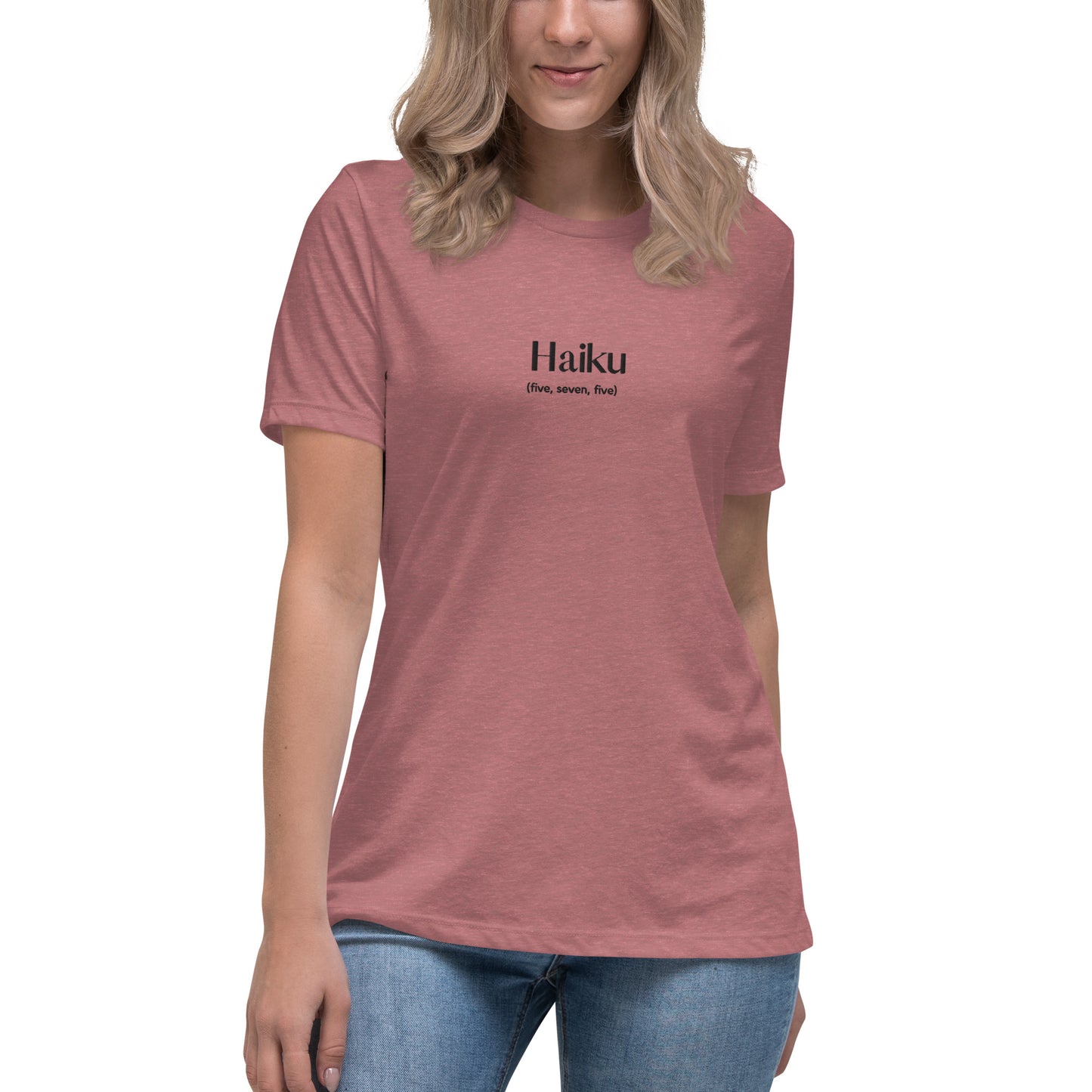 Haiku Black - Relaxed T-Shirt