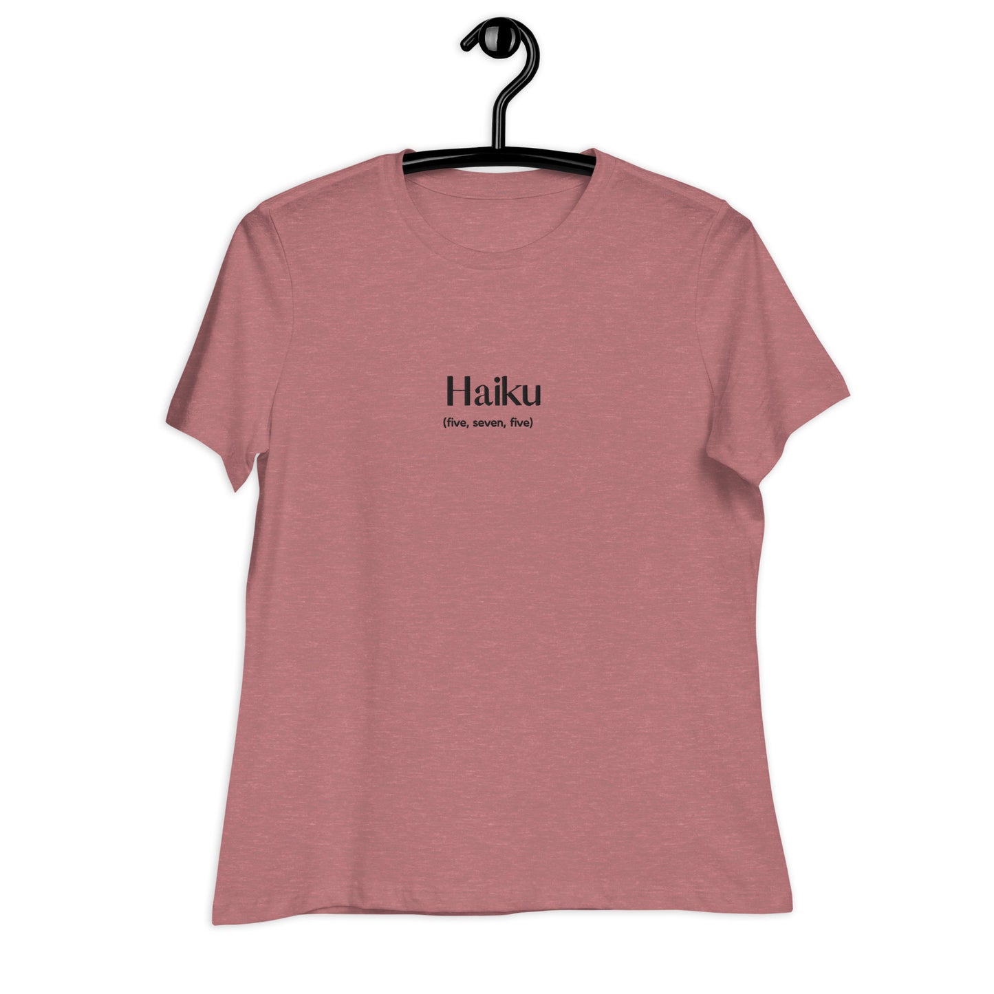 Haiku Black - Relaxed T-Shirt