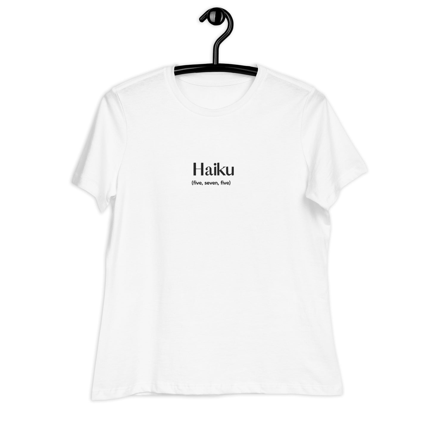 Haiku Black - Relaxed T-Shirt