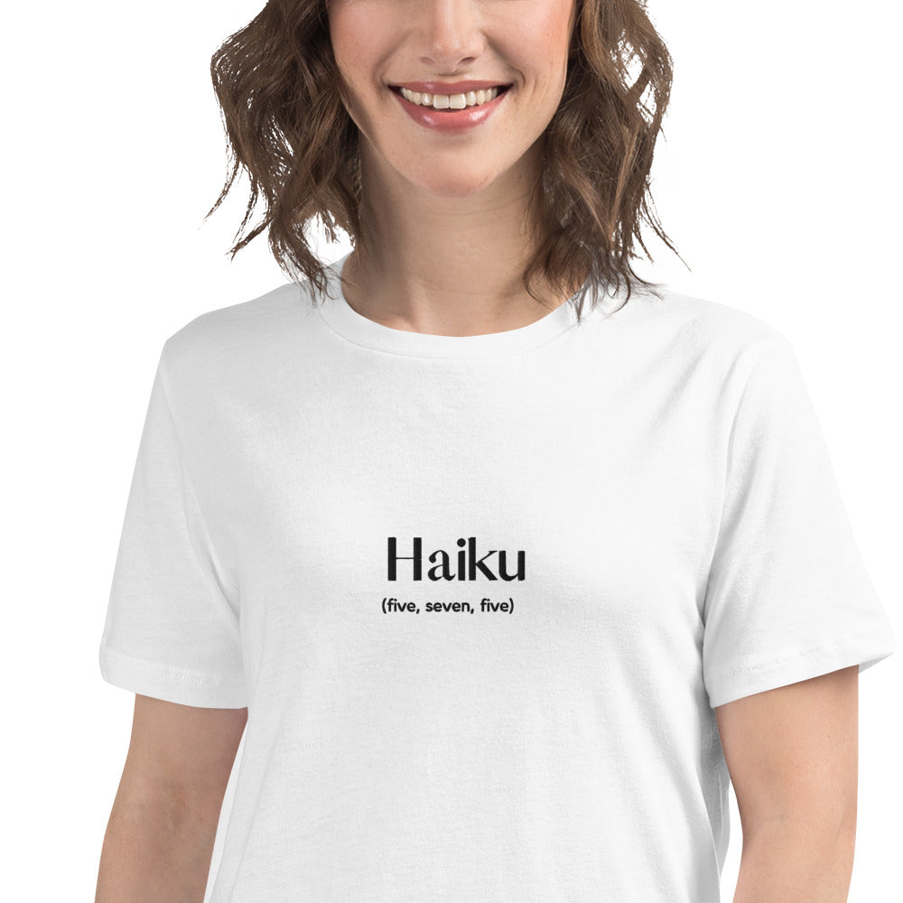 Haiku Black - Relaxed T-Shirt